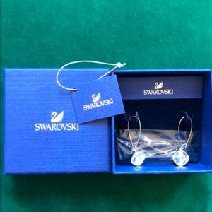 Swarovski Crystal Thankful Clear Pierced Earrings